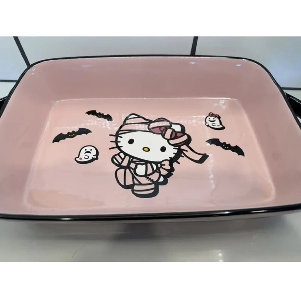Sanrio HELLO KITTY Halloween Mummy Rectangular Ceramic Baker 15